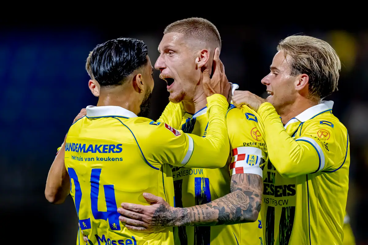 RKC zet MVV te kijk met 6-1 winst en blijft daarmee ongeslagen in de Keuken Kampioen Divisie
